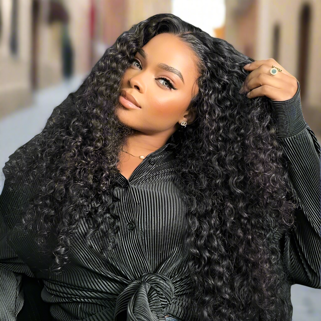 360 black shops lace wig wavy dream